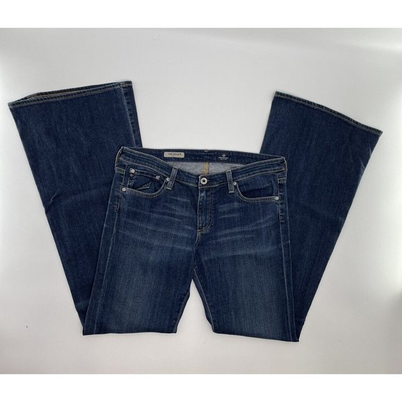 AG Adriano Goldschmied Women’s Belle Flare Leg Jeans Size 31 X 34 - Picture 3 of 10